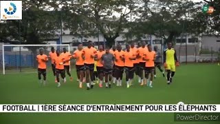 ÉLIMINATOIRE MONDIAL 2026  CIV  GABON  1ÈRE SÉANCE DENTRAÎNEMENT DES ÉLÉPHANTS [upl. by Miahc]