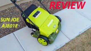 Electric Dethatcher Scarifier  Full Assembly and Review  Lawn Care [upl. by Onaivatco245]