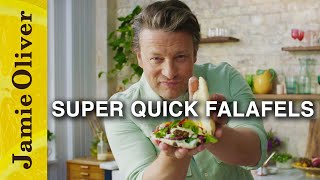 Super Quick Falafels  Jamie Oliver [upl. by Nolita]