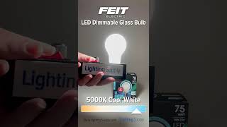 LED Bulb 75W Replacement A1975950CAFIL2 youtubeshorts ledlight feitelectric [upl. by Dustin]