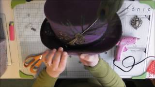 How to Decorate Top Hat Steampunk Style [upl. by Otanutrof]