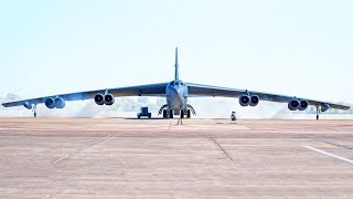 B52 Stratofortress Take Off US Air Force  How Great Is The Action B52 Bomber [upl. by Onil]