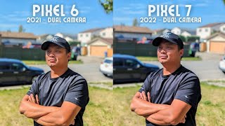 Pixel 6 vs Pixel 7 camera comparison Worth upgrading 🤔 [upl. by Sauder]