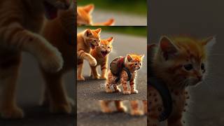 Ginger kitten has ACNE shotrs cat cute [upl. by Netneuq845]