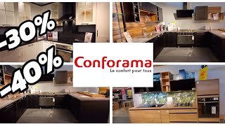 😱 PROMOS CUISINES 40 30 CONFORAMA [upl. by Eisenhart]