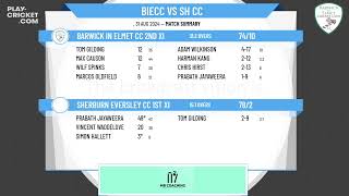 Barwick in Elmet CC 2nd XI v Sherburn Eversley CC 1st XI [upl. by Kirby]