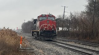 CN L506 at Harrison Avenue Trenton MI 122923 [upl. by Ahsia]