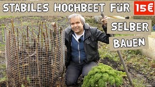 Stabiles Hochbeet für 15€ selber bauen  DIY Hochbeet aus Metal [upl. by Copeland]