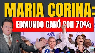 MARIA CORINA EDMUNDO GANÓ CON EL 70  Y ES EL PRESIDENTE ELECTO HAY PRUEBAS [upl. by Ahseila233]