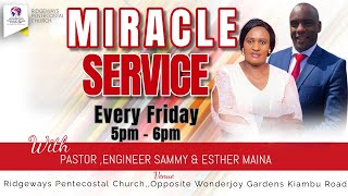 The RIDGEWAYS PENTECOSTAL CHURCH Live Stream  Friday miracle Service 25TH October 2024 [upl. by Glory414]