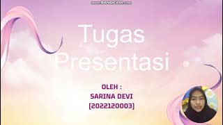 Tugas Vidio Presentasi BAB 5 Hipotesis Penelitian sarina devi 2022120003 [upl. by Ellesig]