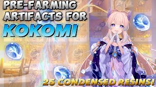 I Spent 25 Condensed Resins to build Kokomi and heres what I got  Genshin Impact [upl. by Eul]