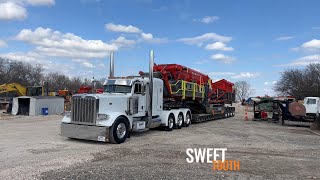 Driving Custom 2017 Peterbilt 389 Glider Straight Pipes CAT 3406 2WS Jake Brake amp Turbo ASMR [upl. by Yhtuv]