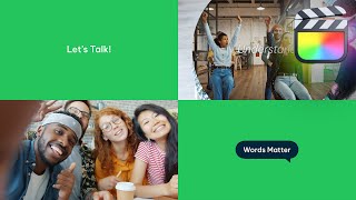 Let’s Talk Modular Template for Final Cut Pro — MotionVFX [upl. by Ahsiema]