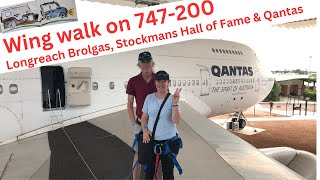 Wing walks Stockmen and Brolgas at Longreach [upl. by Adias288]