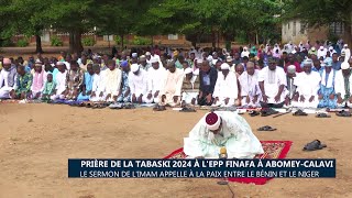 Prière de la Tabaski 2024  Le sermon de l’Imam appelle à la Paix entre le Bénin et le Niger [upl. by Other]