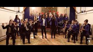 Hark The Herald  Hockerill AngloEuropean College Big Band and Choir [upl. by Ajnin]