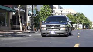 01 HD Silverado Ext Cab  510 Drop on 22s [upl. by Ahseile]