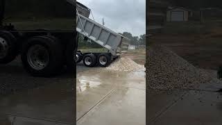 5 TONs of White Pond Rock being delivered [upl. by Yenmor]