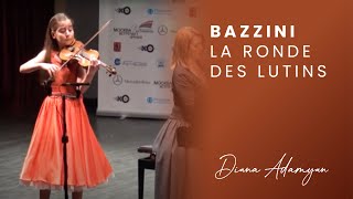 Bazzini La Ronde des Lutins Op 64  Diana Adamyan violin 13 yo amp Asya Nalbandyan piano [upl. by Airdnahs]