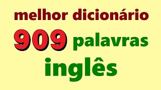 ✅ 909 Palavras em inglês com imagens para iniciantes [upl. by Enaelem564]