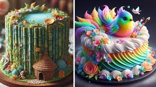 100 Oddly Satisfying Cake Decorating Compilation  Awesome Cake Decorating Ideas  So Tasty Cake [upl. by Searle]