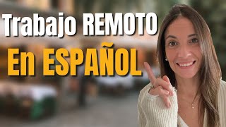 ✅ 10 páginas para de TRABAJOS REMOTOS  Trabajo Remoto En ESPAÑOL [upl. by Yrret894]