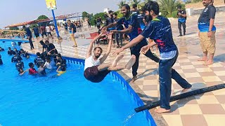 Jump into the water  Wild Venture Water Park Karachi [upl. by Airtemed147]