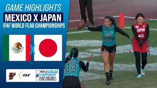 MEXICO X JAPAN  SEMIFINAL  IFAF WORLD FLAG CHAMPIONSHIP 2024  Game Highlights [upl. by Orimlede]