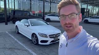 2018 MercedesBenz C300 Cabriolet  Walkaround [upl. by Fife]