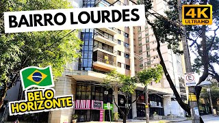 Caminhada no Lourdes  Belo Horizonte Brasil・4K 2021 [upl. by Nelg]