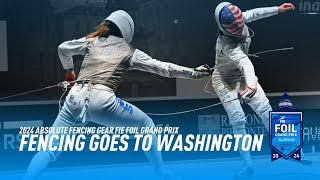 Fencing  FIE Foil Grand Prix from Washington DC FULL EVENT  NBC Sports [upl. by Namrehs]