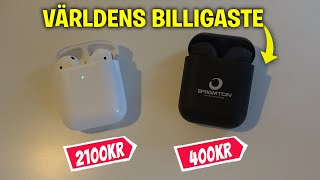 TESTAR VÄRLDENS BILLIGASTE AIRPODS [upl. by Vilhelmina]