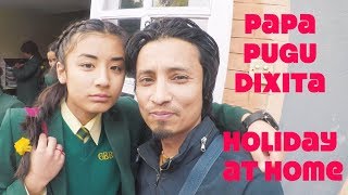 Papa Pugu Dixita coming home  vlog [upl. by Wescott]