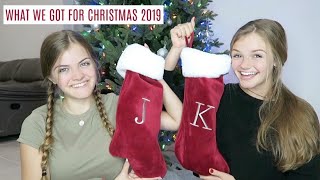 What We Got for Christmas 2019  Jacy and Kacy [upl. by Usanis]