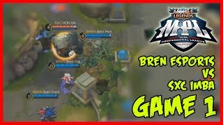 Troll TP by Bren Esports Against SXC Imba  MPLPH Game1  MLBB [upl. by Ardnwahsal]