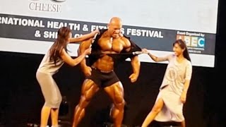 Marek Oley Olejniczak Polish Bodybuilder Guest Posing  IHFF Sheru Classic Mumbai India [upl. by Araminta]