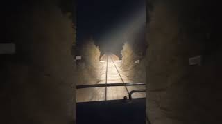 Live Beautiful view of train at night passing through tunnel near Chaklala Scheme Rawalpindi shorts [upl. by Magdalene]