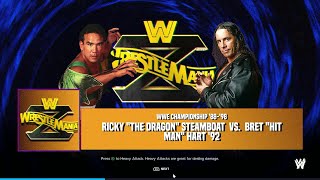 WWE 2K24 FULL MATCH — Steamboat vs Bret Hart — WWE Title Matchquot [upl. by Carny]