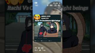 Itachi VS Orochimaru fight beginsNaruto for viral  short feed YouTubeshotsshortcut narutofans [upl. by Nalyr]