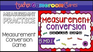 Measurement Conversion Powerpoint Game Preview [upl. by Tamqrah]