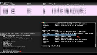 ICMP Ping with IP record route option in Wireshark  Poor Mans Traceroute [upl. by Florio]