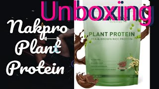 Nakpro plant proteinunboxing 🧐🤔 [upl. by Sitnalta]