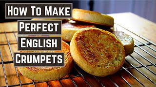 Easy English Crumpet Recipe The Perfect English Crumpets  No Kneading [upl. by Neahs]