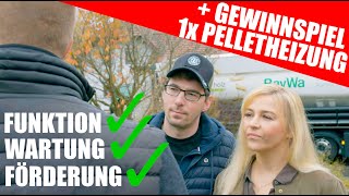 PELLETHEIZUNG Funktion Befüllung Wartung amp Förderung  MrHandwerk [upl. by Anisah]