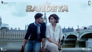 Bandeya Lyrical Video  Dil Juunglee  Taapsee P  Saqib S  Shaarib amp Toshi  Arijit Singh [upl. by Suzan]