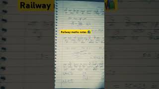 Target railway exam 2024 । maths class notes by Aditya Ranjan sir 📚 classnotes chapterwise maths [upl. by Dollar]