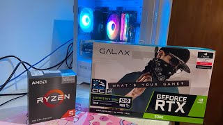 RYZEN 5 5600G RTX 3060 EM 5 JOGOS [upl. by Aver122]