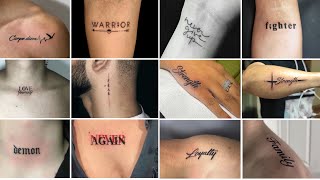 Best one word meaning full tattoo  script tattoo  onewordtattoo meaningfulltattoo smalltattoo [upl. by Neahs948]