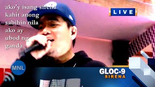 KARAOKE SIRENA Gloc9 Momentum Live MNL [upl. by Eerahs]